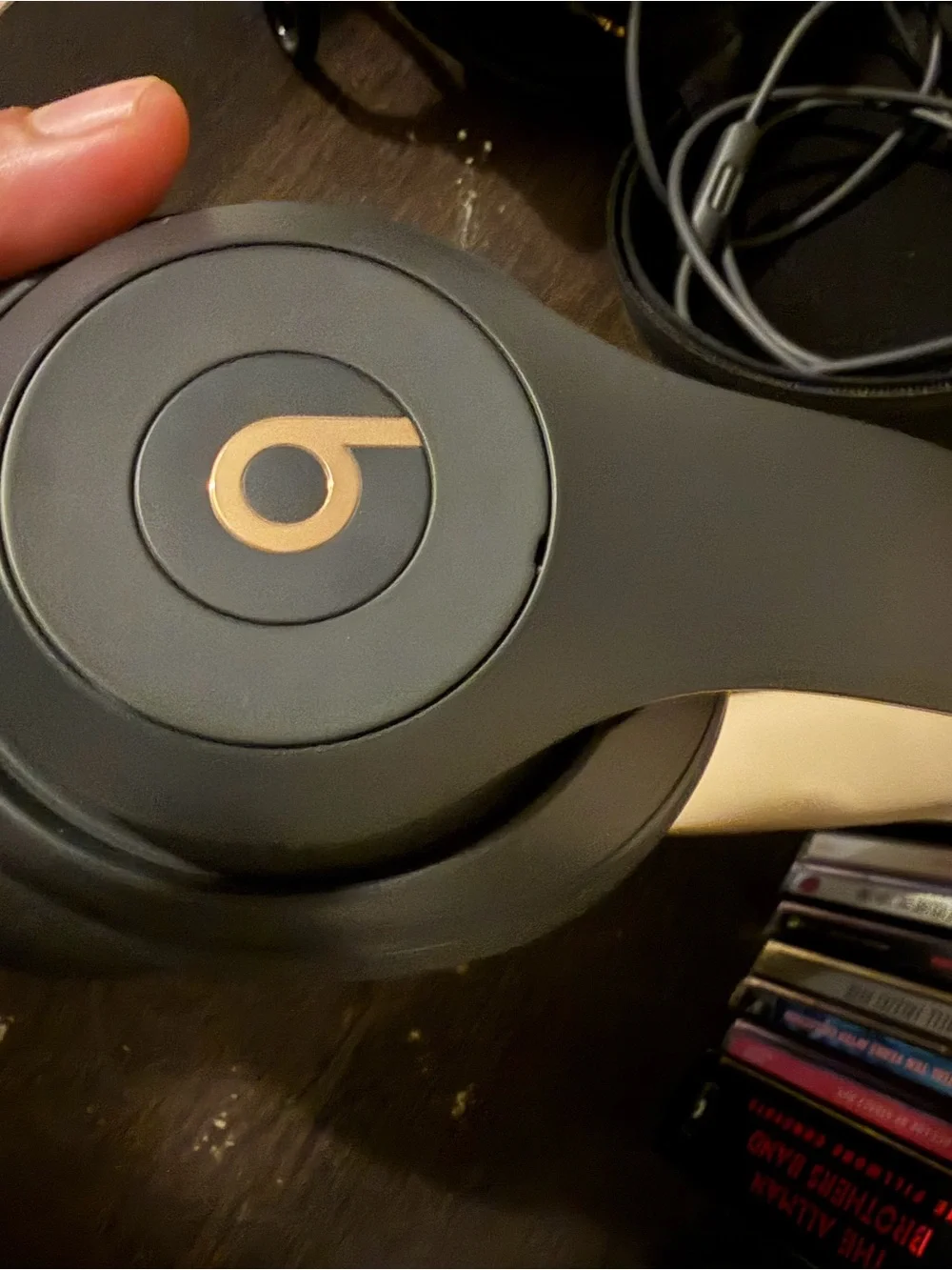 Beats by Dre Gray and Gold Over-Ear Headphones